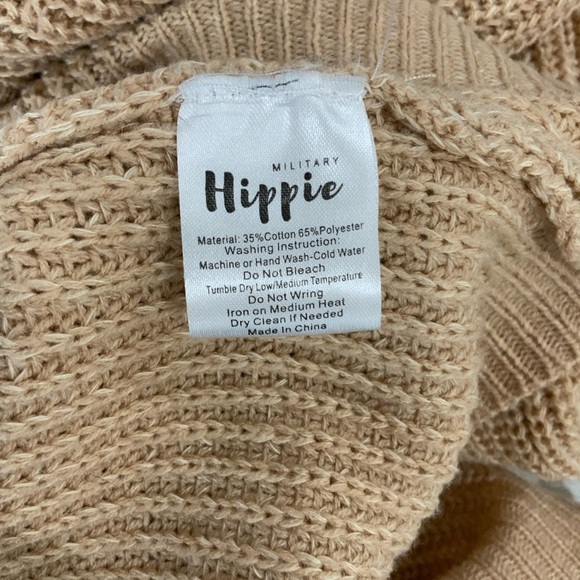 Military Hippie Sweater Dress A8 - Picture 11 of 14